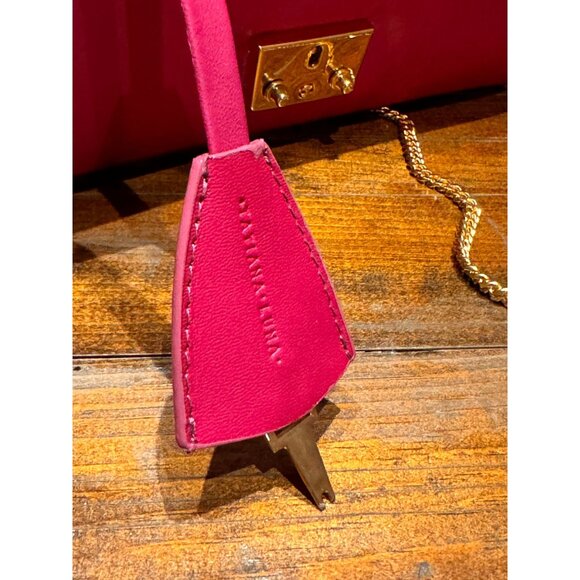 Tatiana Luna Designer Sloan Pink Barbie Shoulder Bag With Detachable Gold Chain - Picture 4 of 7